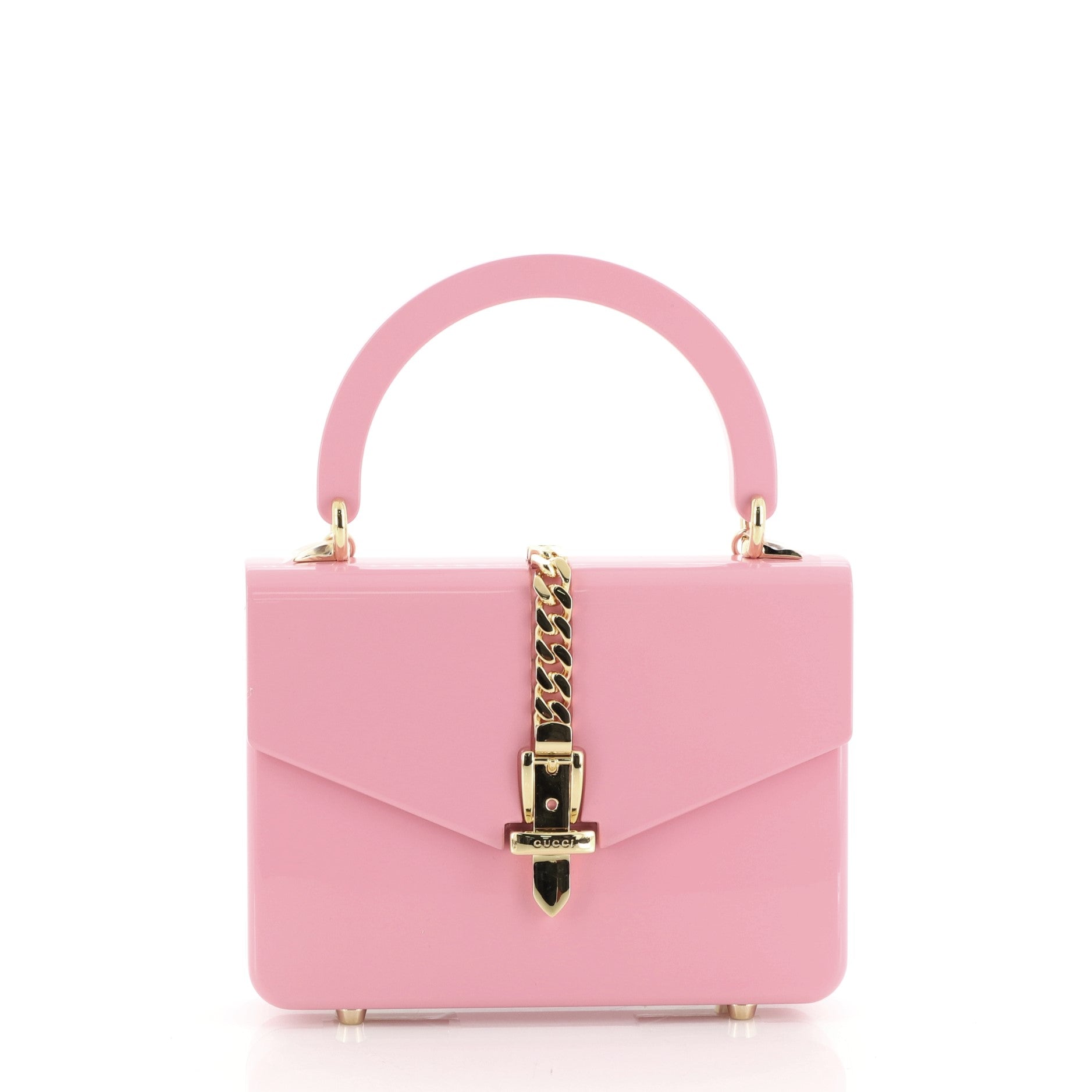 1969 Sylvie Top Handle Bag Plexiglass Mini