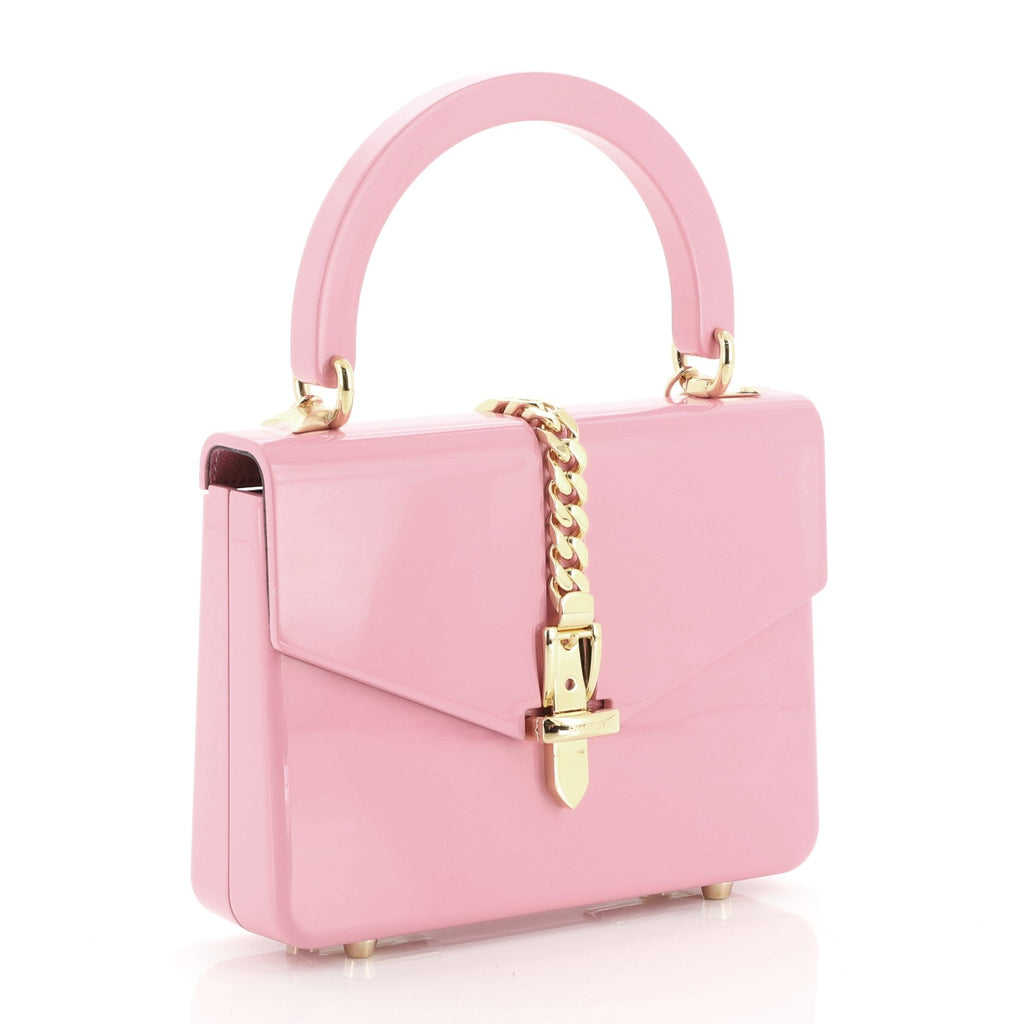1969 Sylvie Top Handle Bag Plexiglass Mini