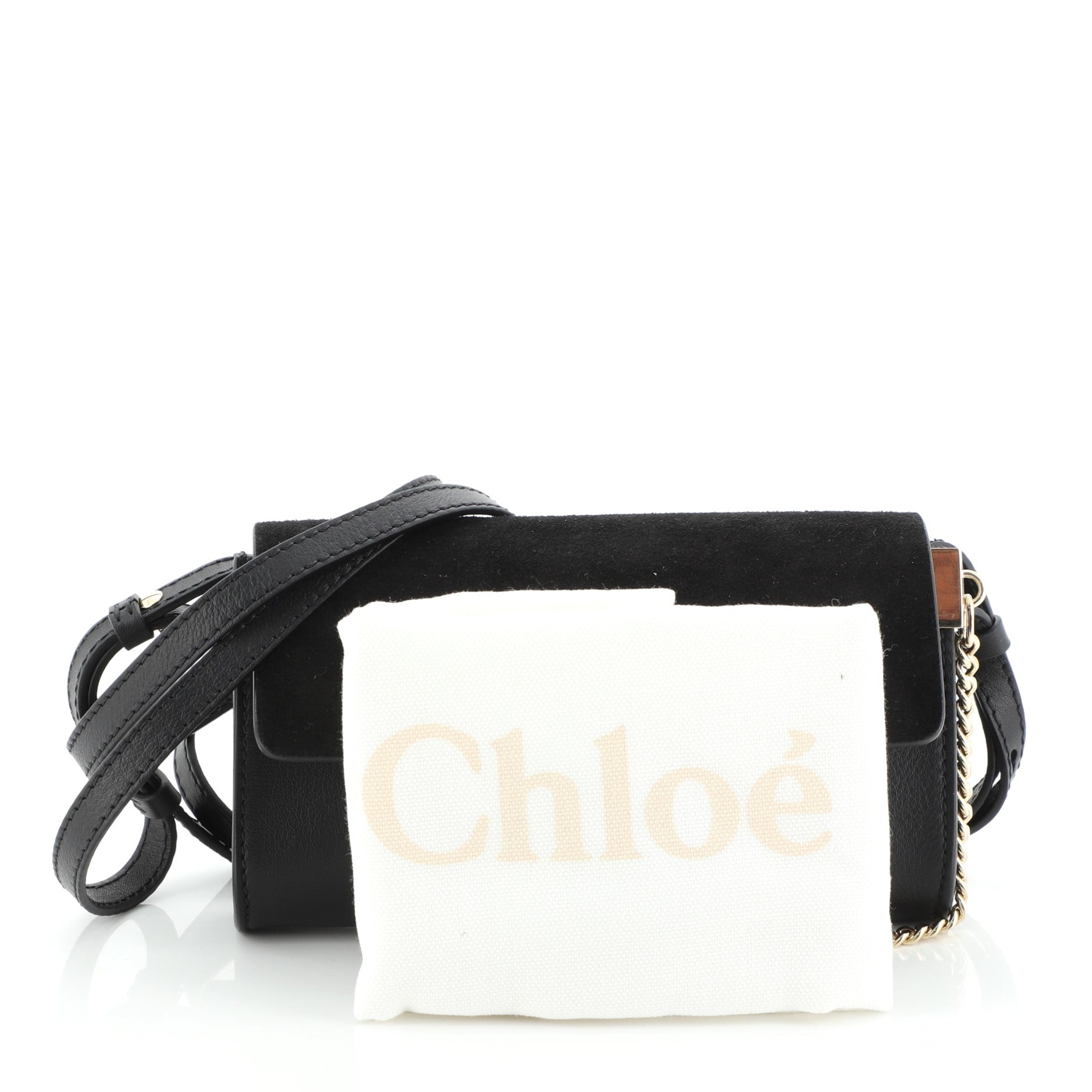 Faye Shoulder Bag Leather and Suede Mini