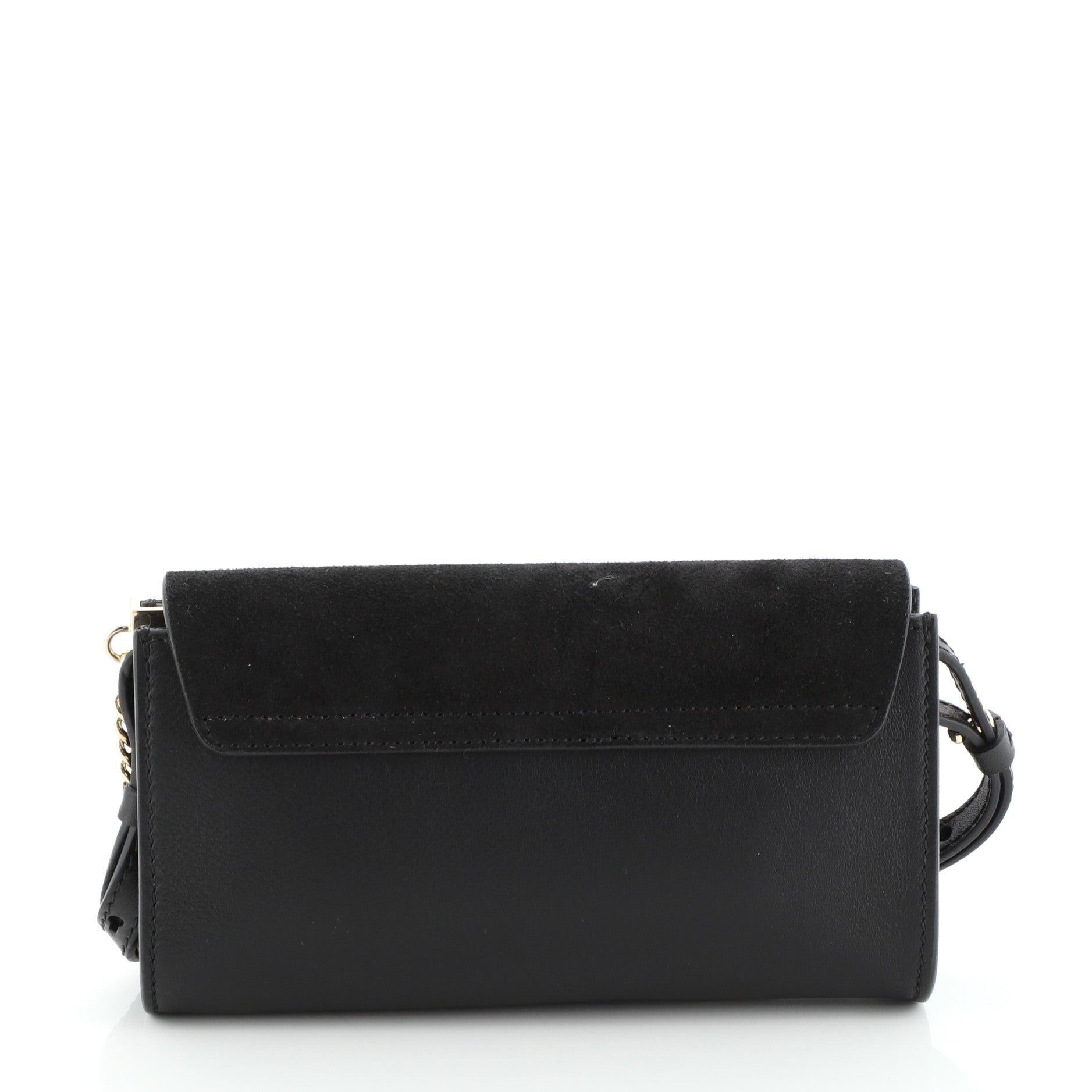 Faye Shoulder Bag Leather and Suede Mini