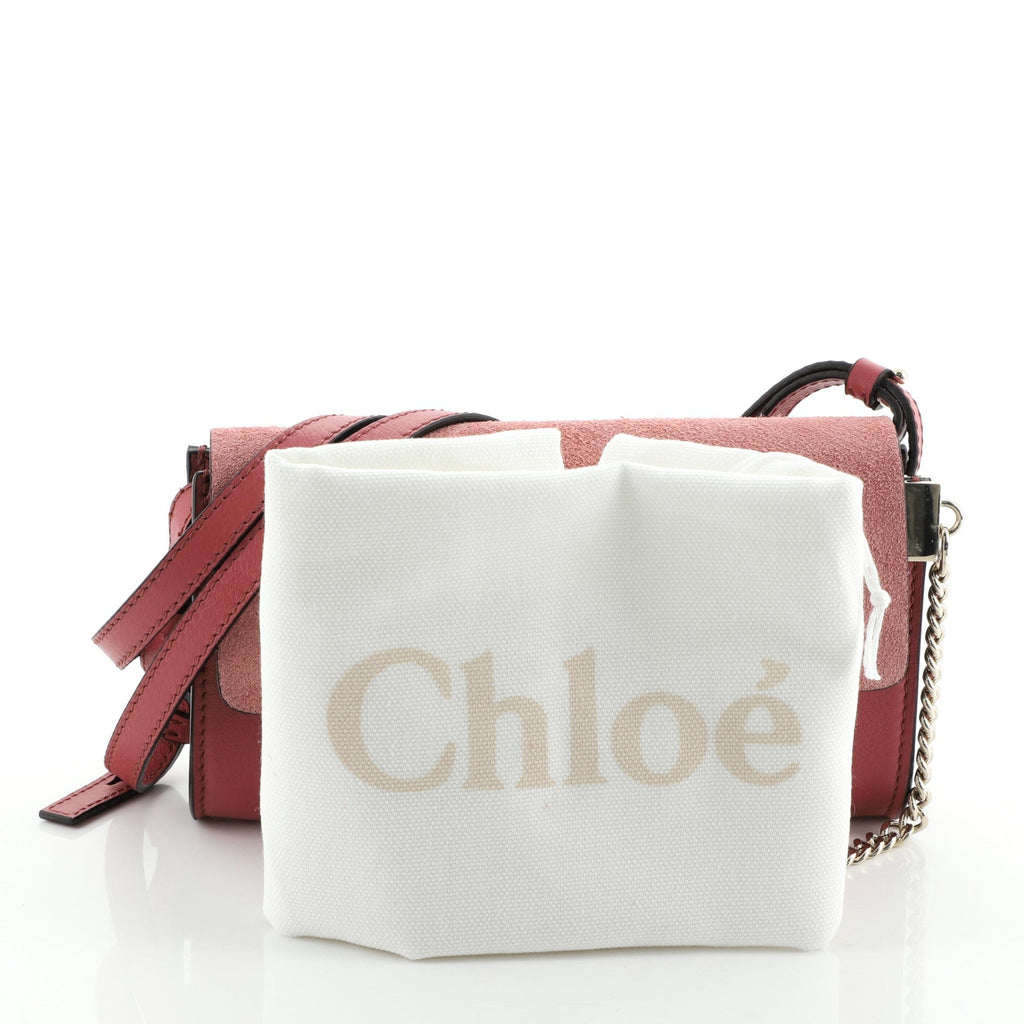 Faye Shoulder Bag Leather and Suede Mini