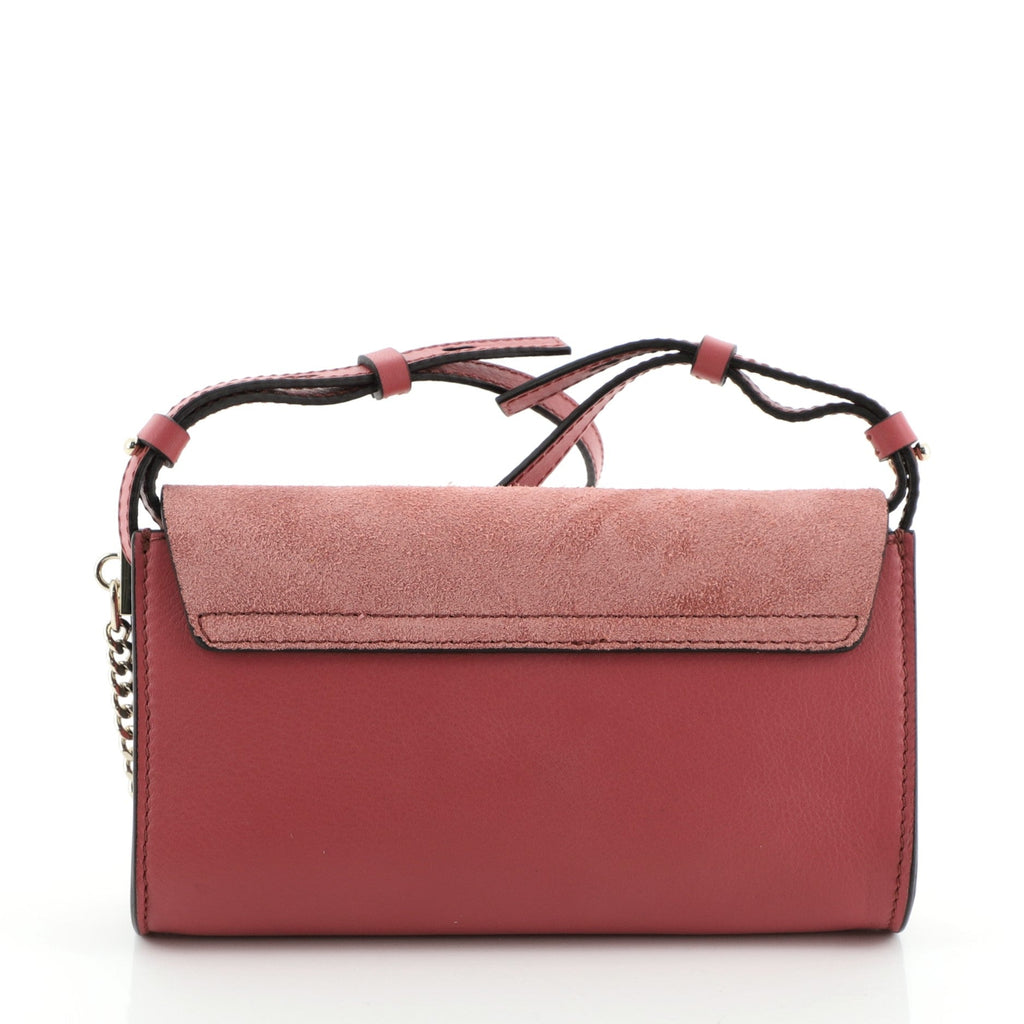 Faye Shoulder Bag Leather and Suede Mini