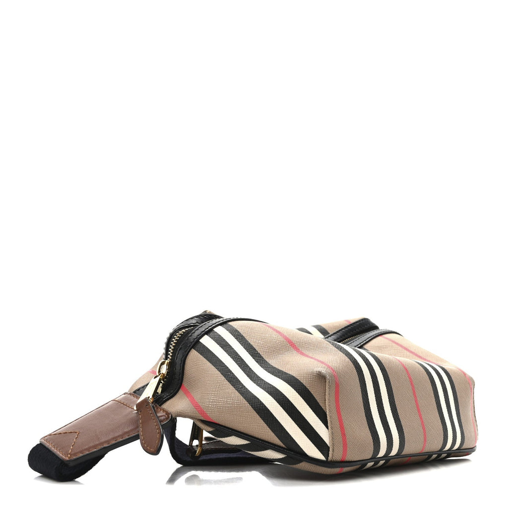 E-Canvas Icon Stripe Sonny Bum Bag Archive Beige