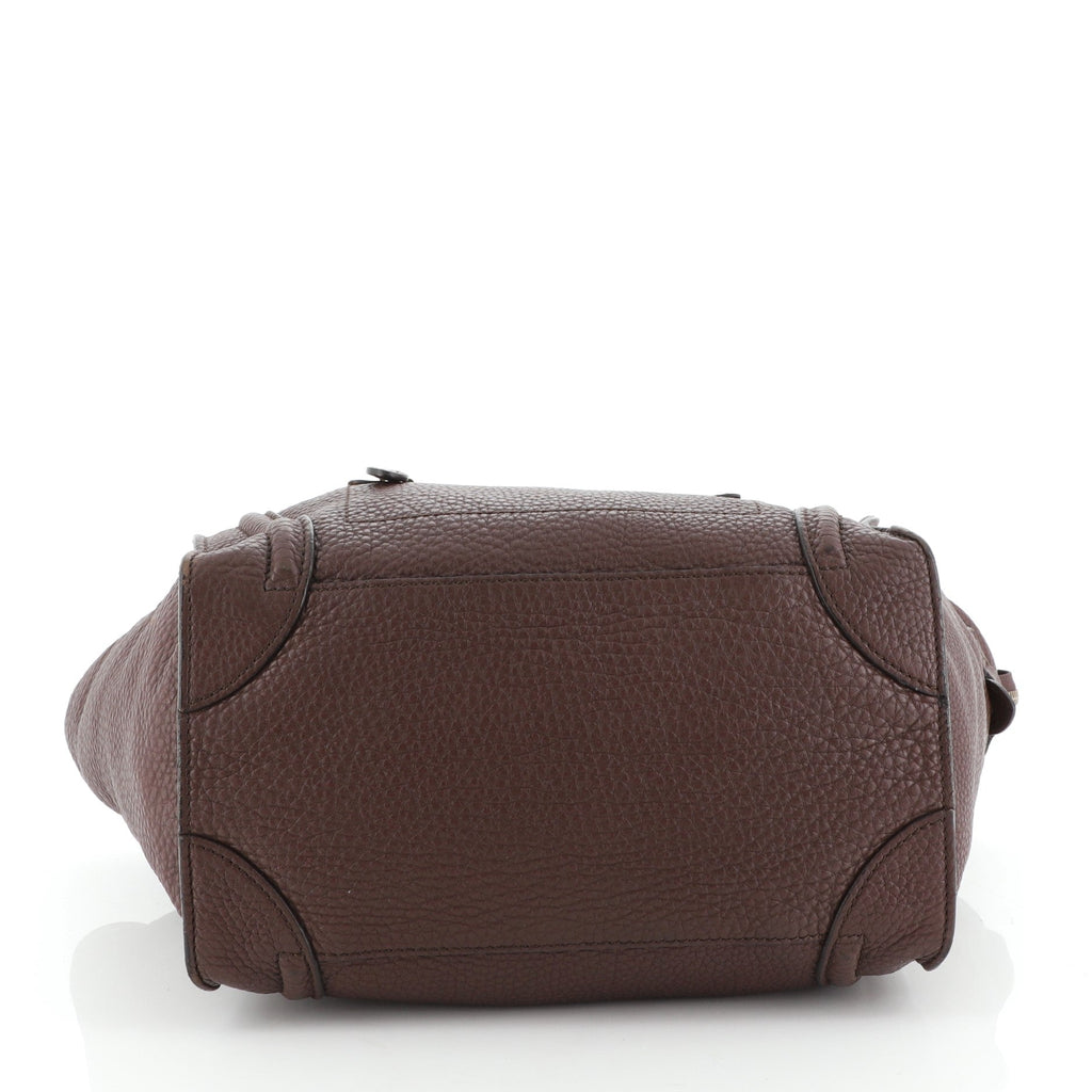 Luggage Bag Grainy Leather Mini