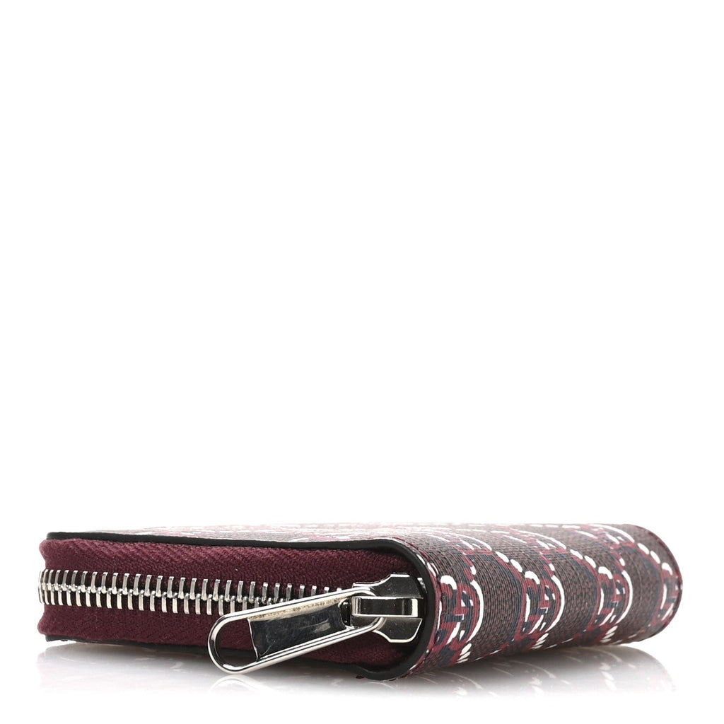 GG Supreme Shadow Zip Around Wallet Rosso Ancora Red