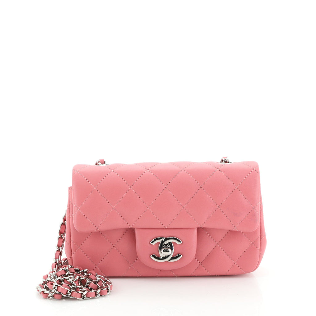 Classic Single Flap Bag Quilted Lambskin Extra Mini