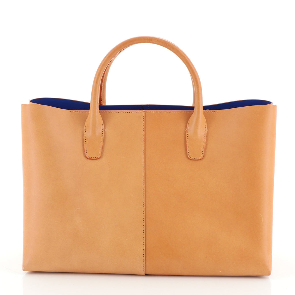 Convertible Folded Tote Leather Mini
