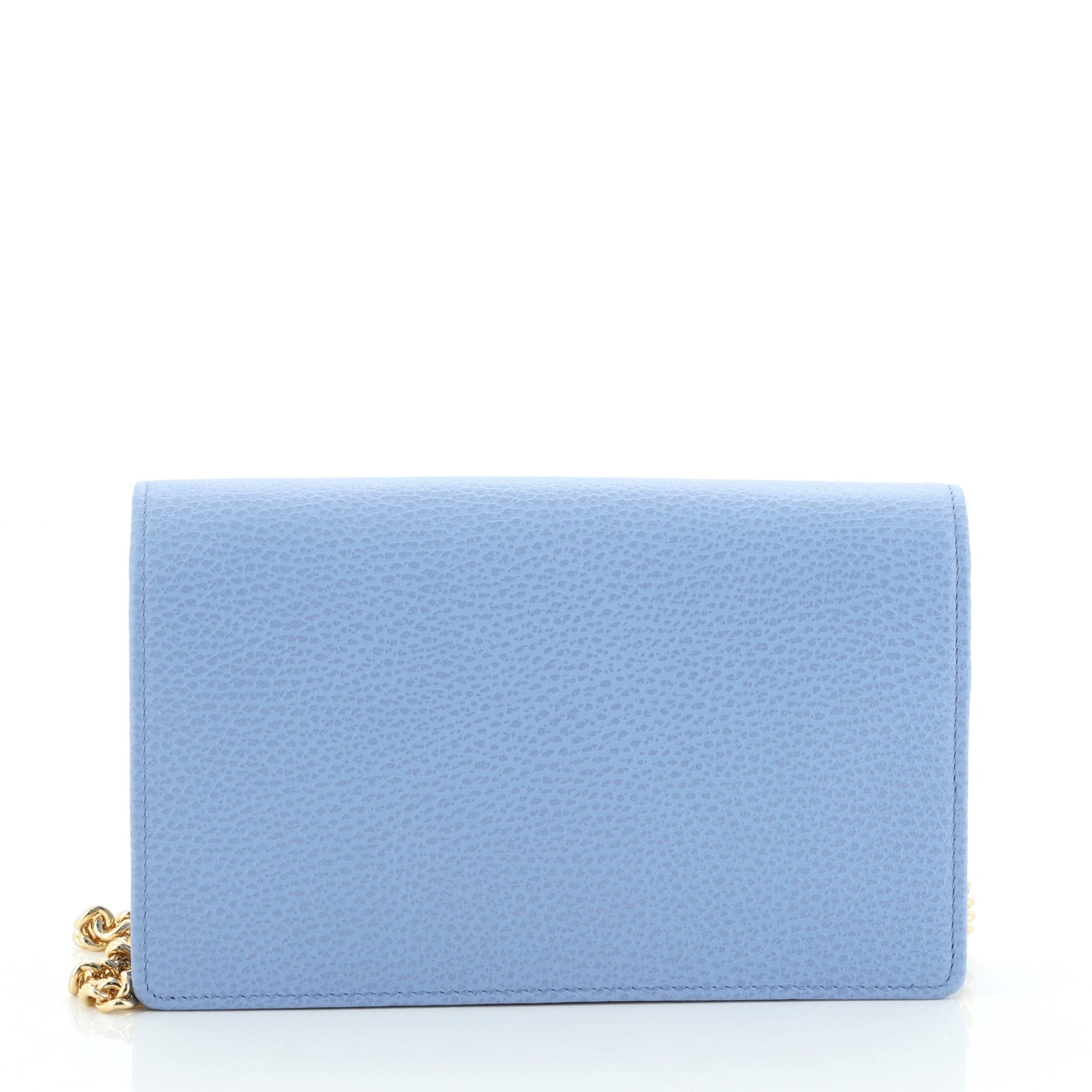 Petite GG Marmont Chain Wallet Leather Mini