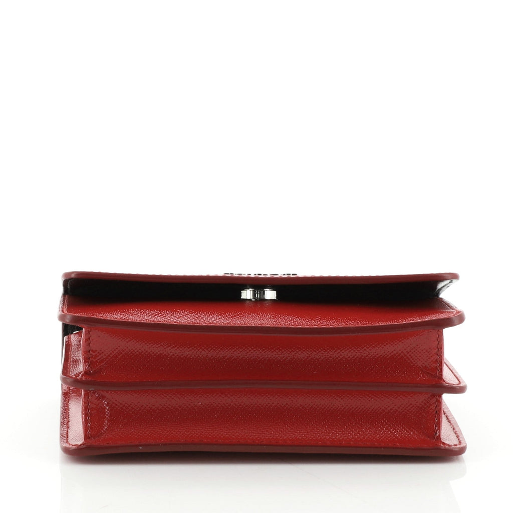 Crossbody Bag Vernice Saffiano Leather Mini