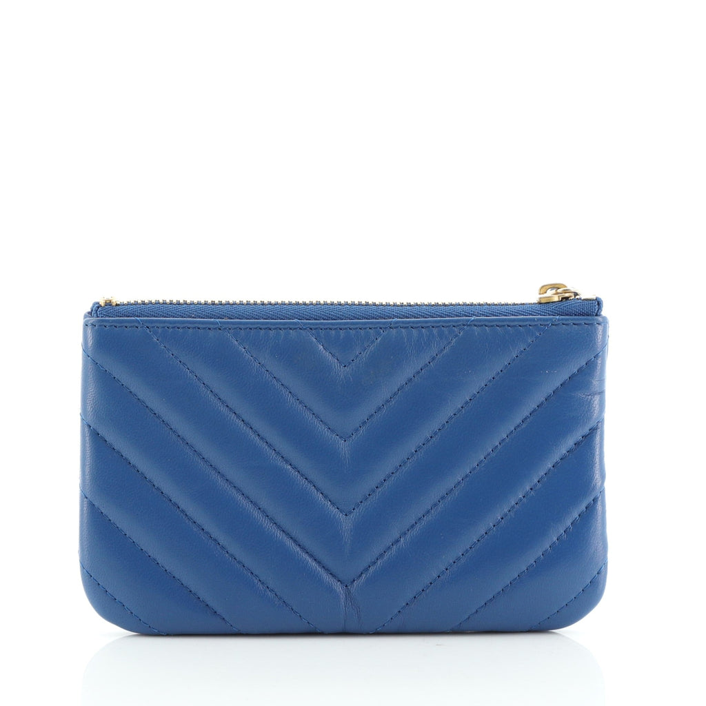 Classic O Case Pouch Chevron Lambskin Mini