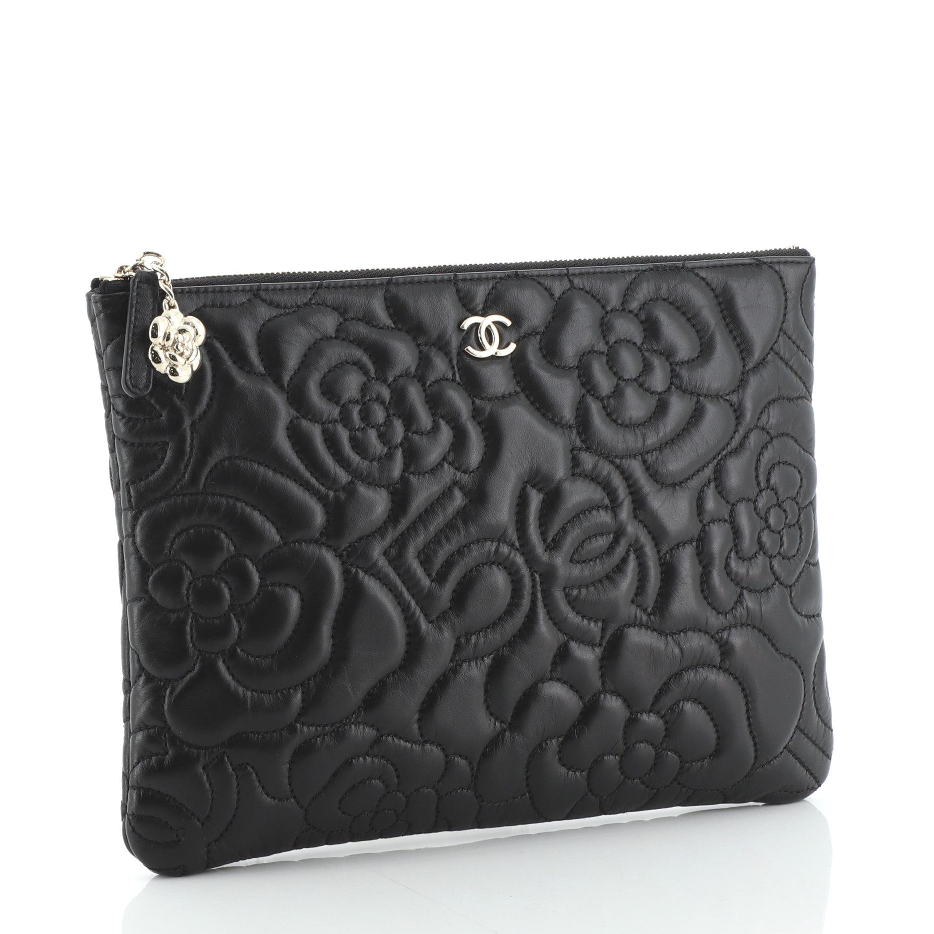 O Case Clutch Camellia Lambskin Medium