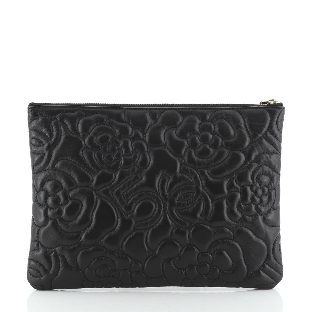 O Case Clutch Camellia Lambskin Medium