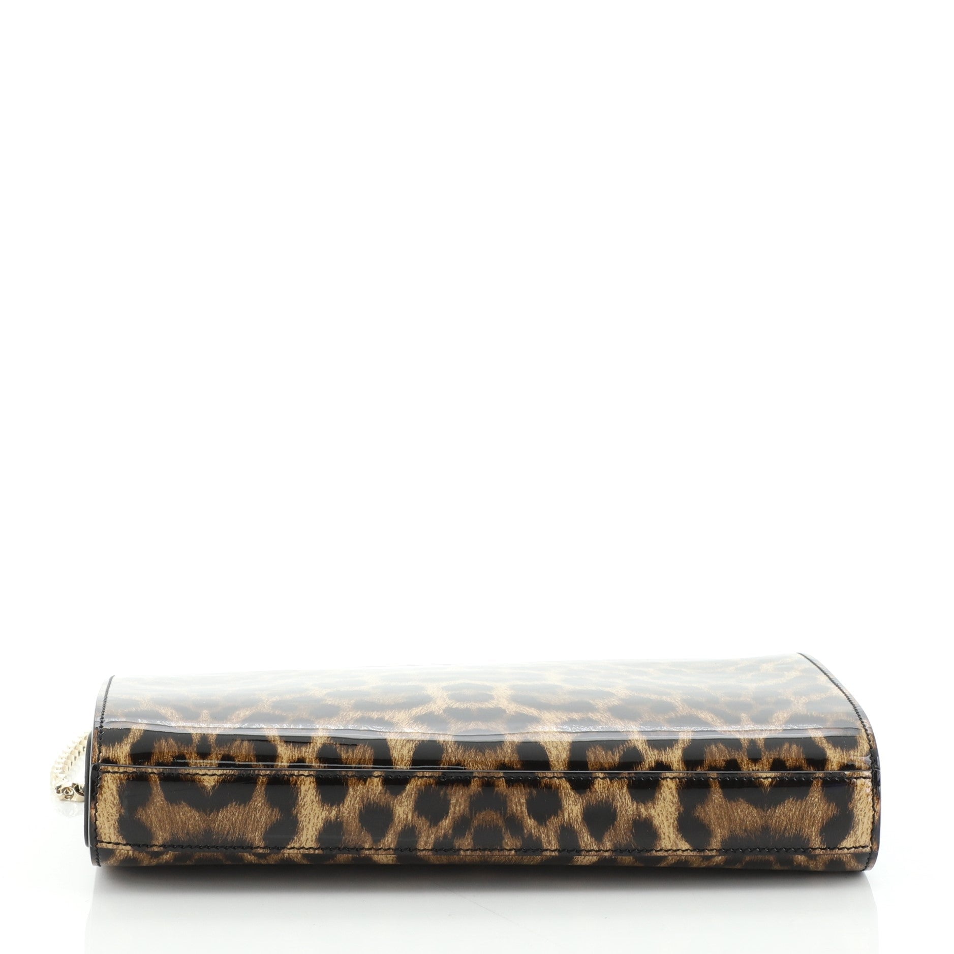 Vanite Clutch Printed Patent Small