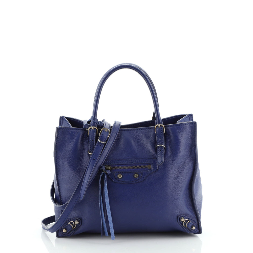 Papier A4 Classic Studs Bag Leather Mini