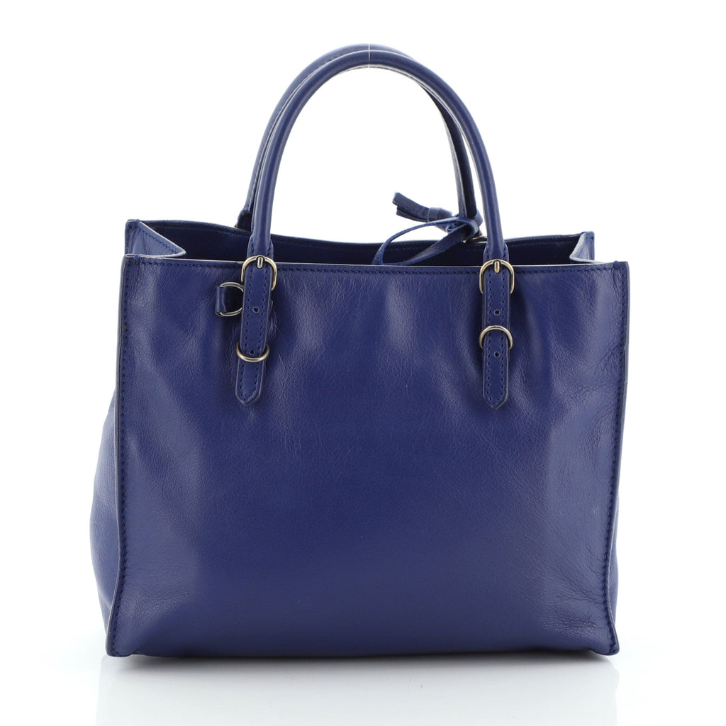 Papier A4 Classic Studs Bag Leather Mini