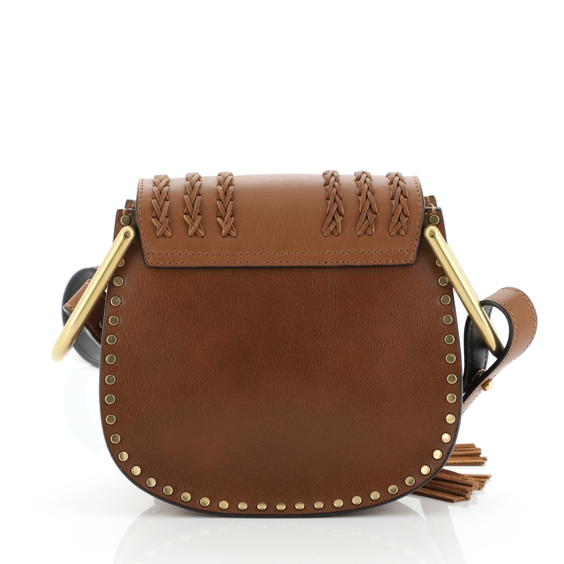 Hudson Handbag Whipstitch Leather Mini