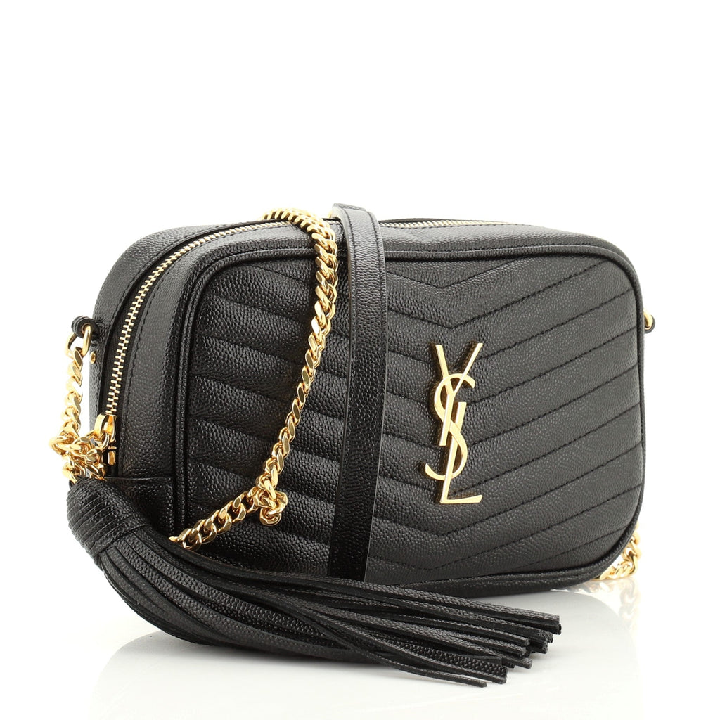 Lou Camera Bag Matelasse Chevron Leather Mini