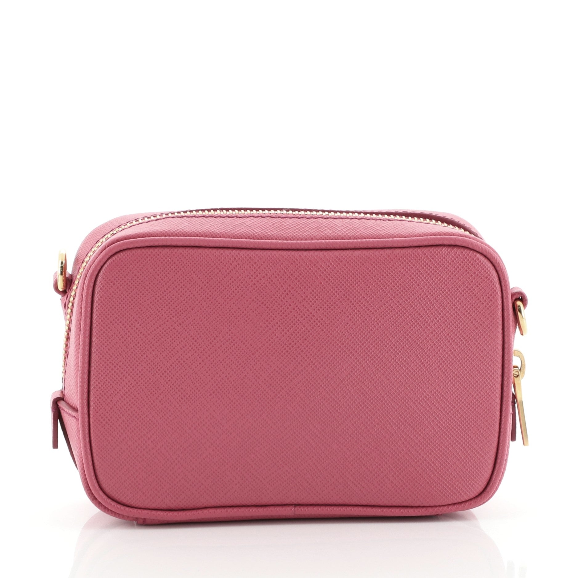Zip Crossbody Bag Saffiano Leather Mini