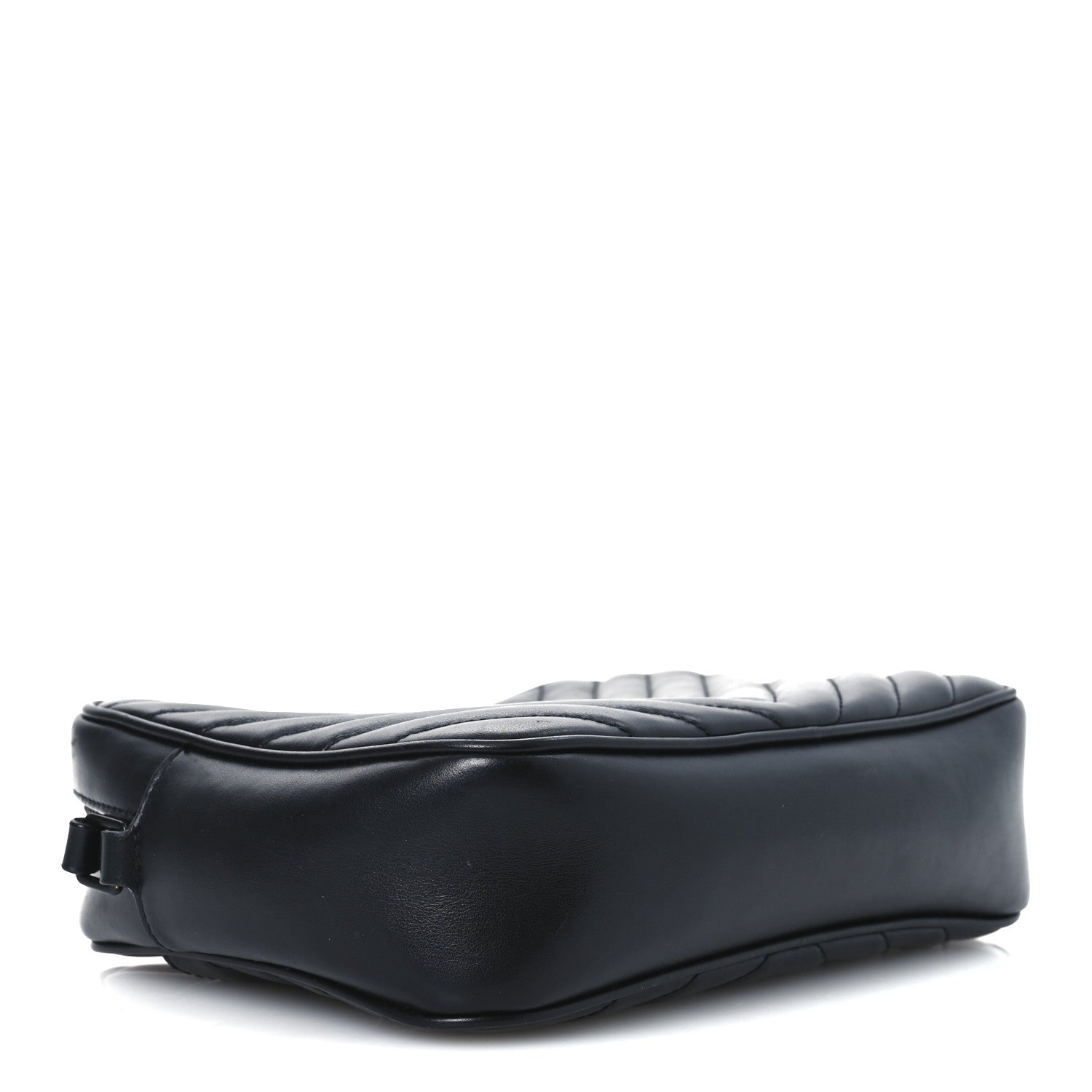 Calfskin Matelasse Monogram Monochrome Lou Camera Bag Black