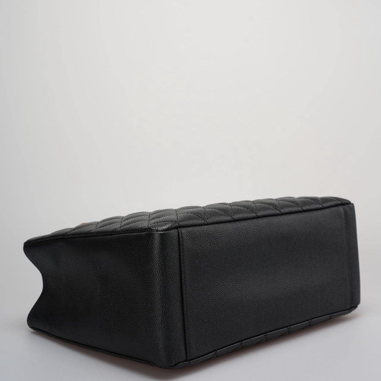 Chanel GST Black Bag in Cavier Leather with Gold Hardware from 2014 part 1