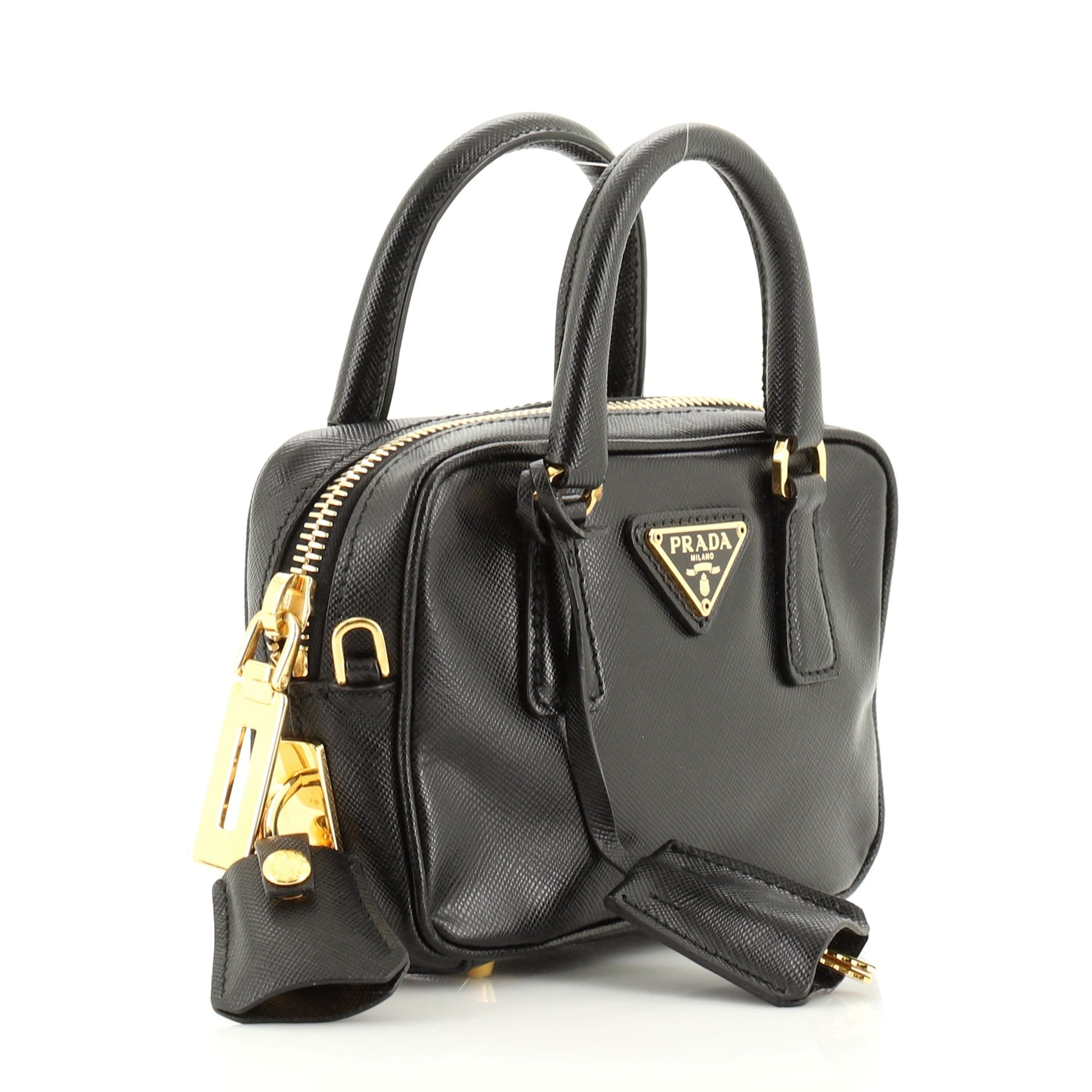 Bauletto Bag Saffiano Leather Mini