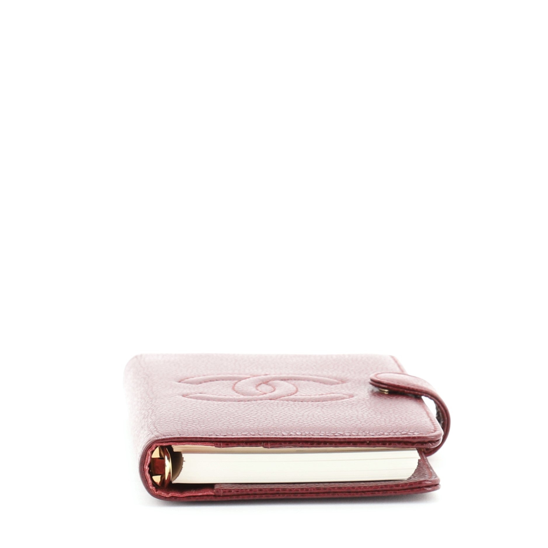 Timeless CC Ring Agenda Cover Caviar Mini
