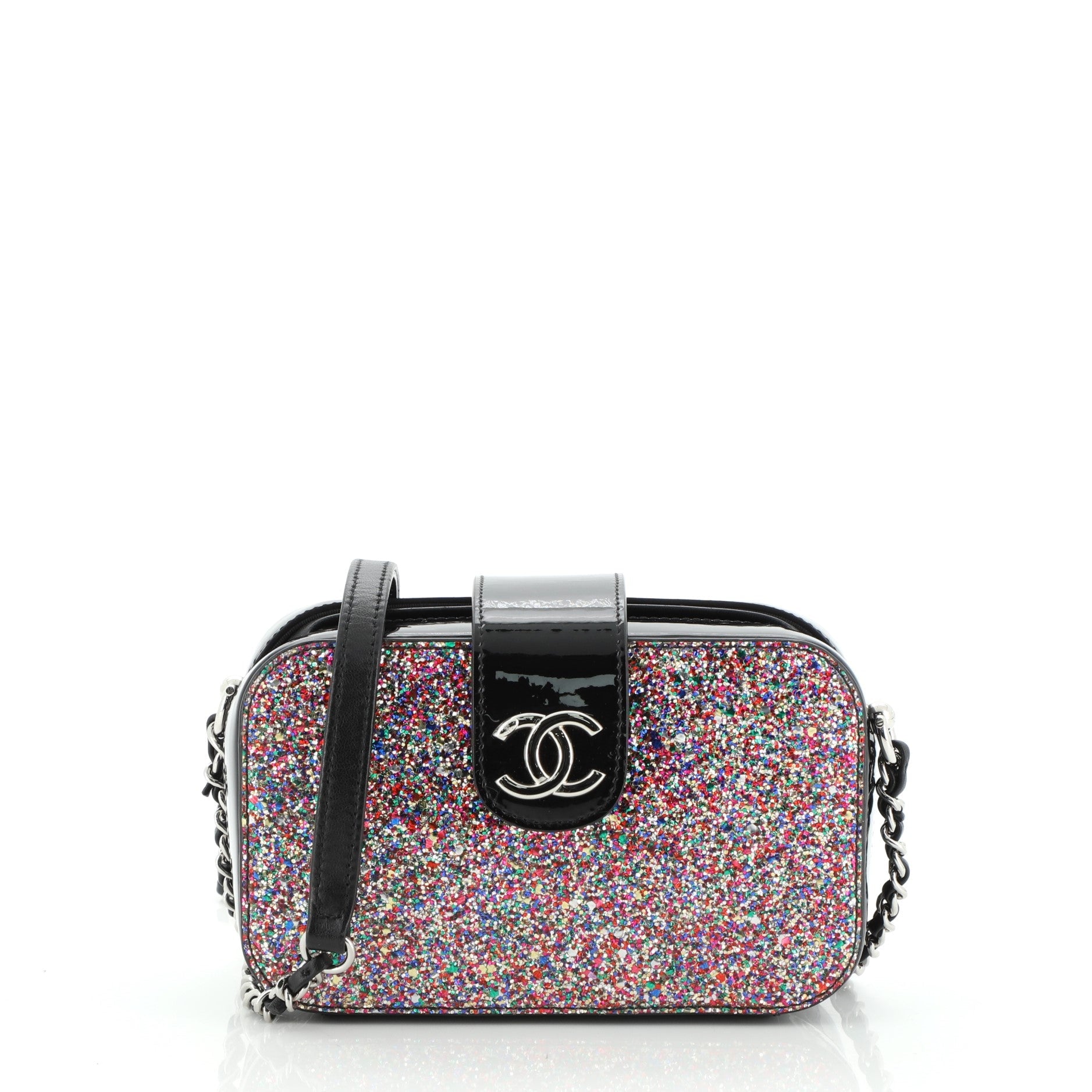 Ground Control Camera Case Bag Glittered PVC with Patent Mini
