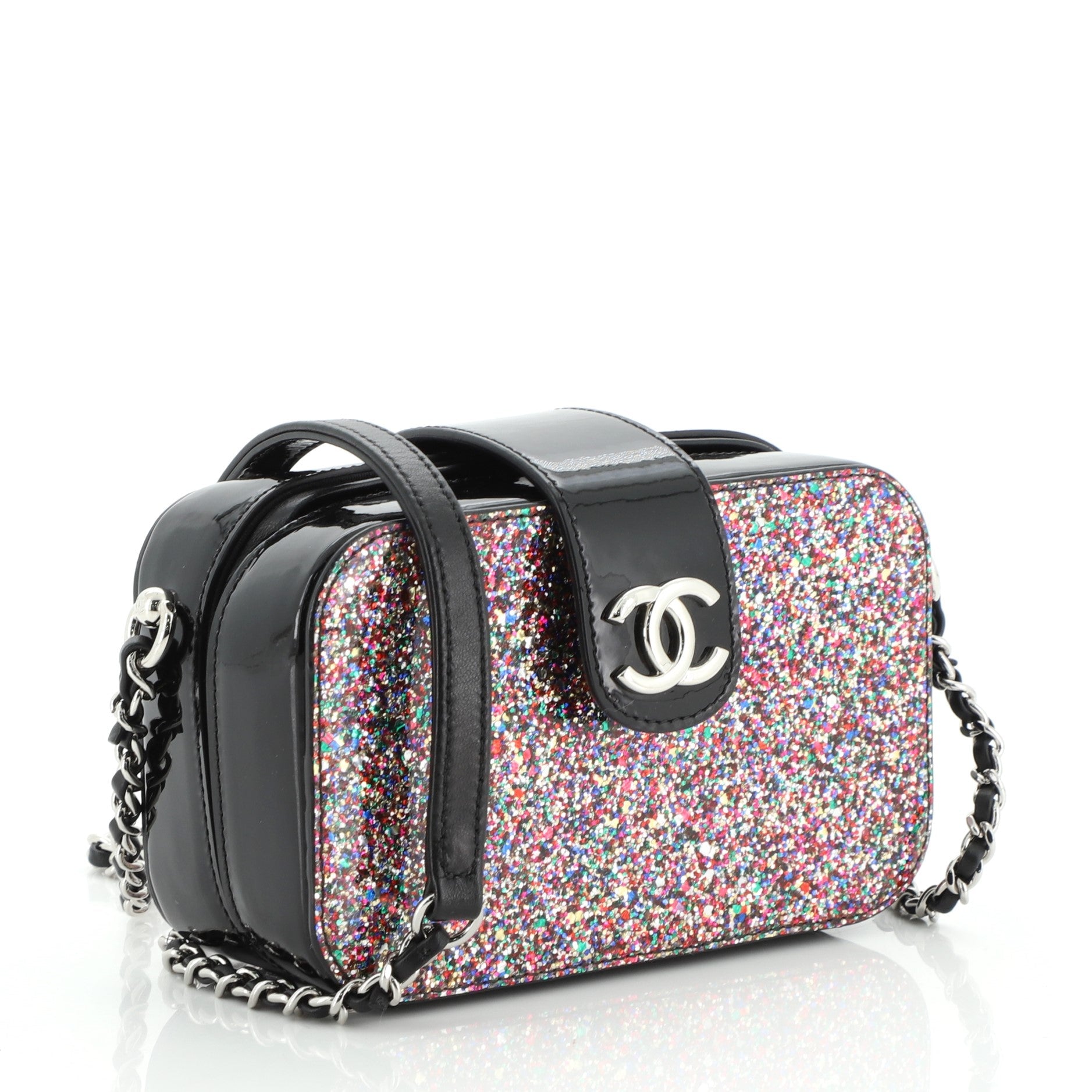 Ground Control Camera Case Bag Glittered PVC with Patent Mini