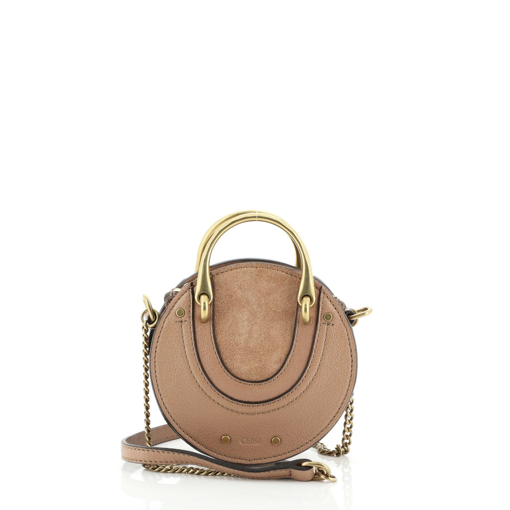 Pixie Crossbody Bag Leather with Suede Mini