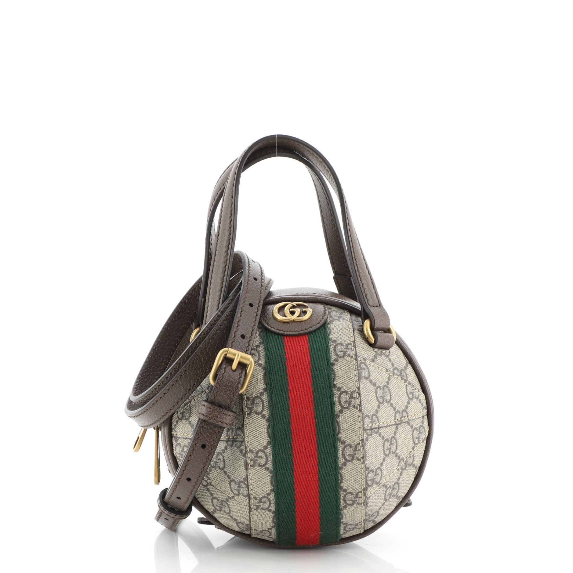 Ophidia Basketball Shoulder Bag GG Coated Canvas Mini