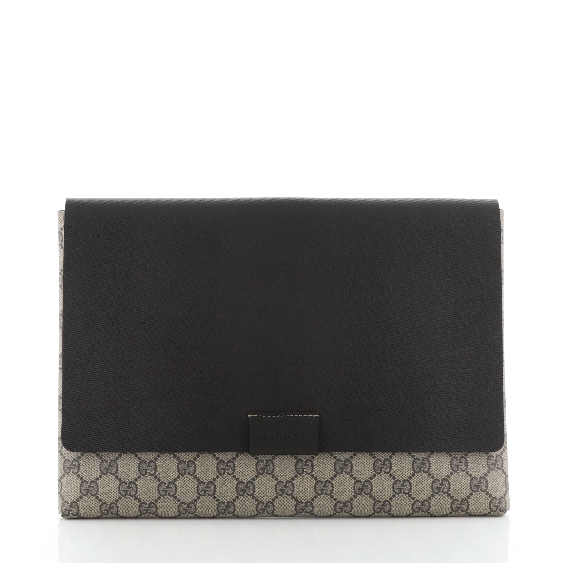 Envelope Clutch GG Canvas and Leather Large
