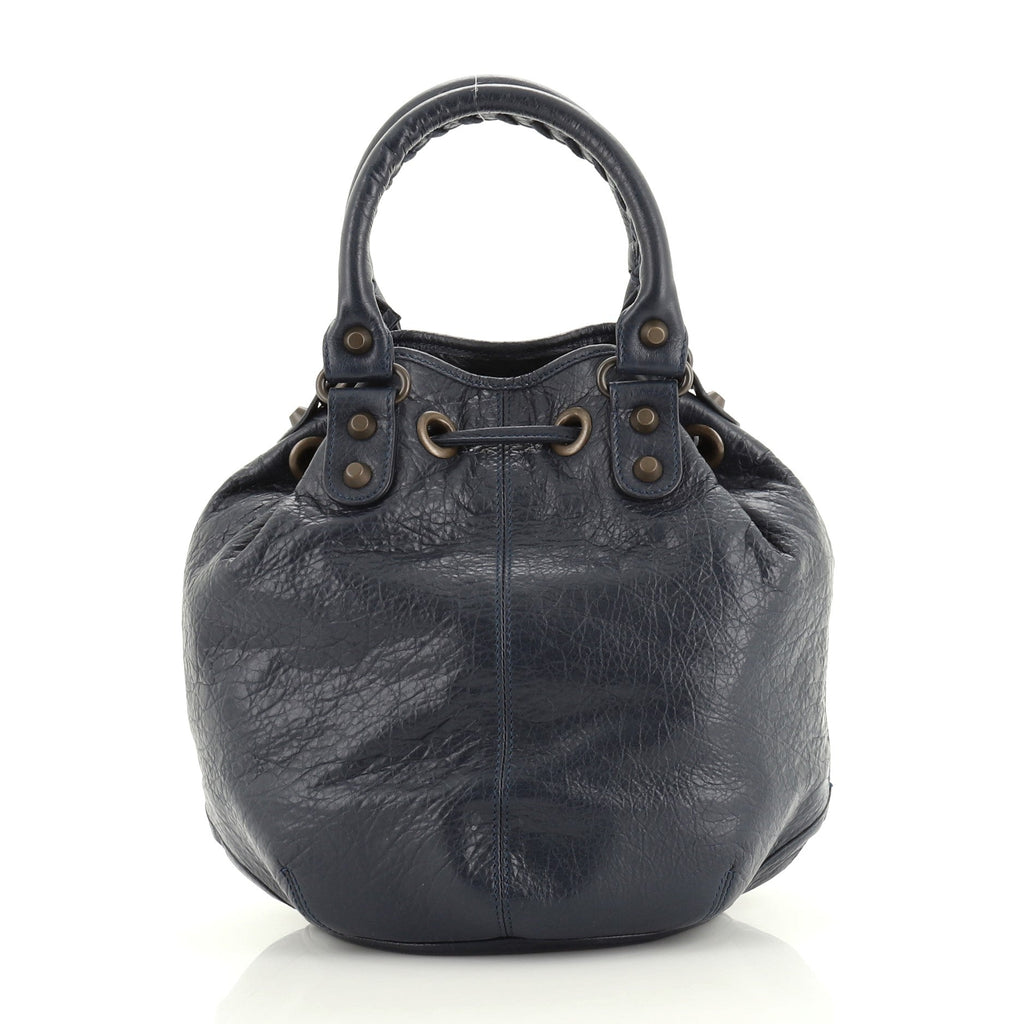 Pom Pon Classic Studs Bag Leather Mini