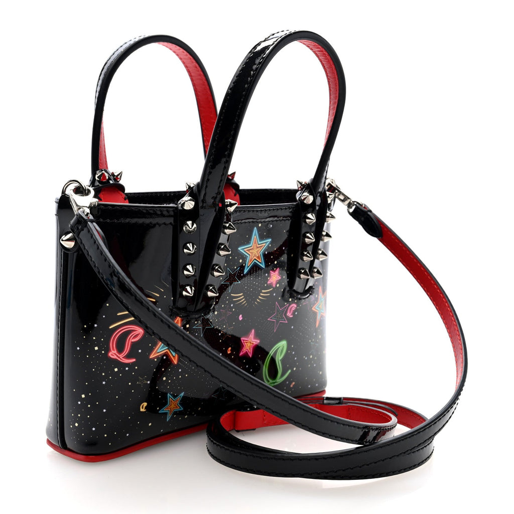 Patent Calfskin Mini Starlight Cabata Tote Multicolor