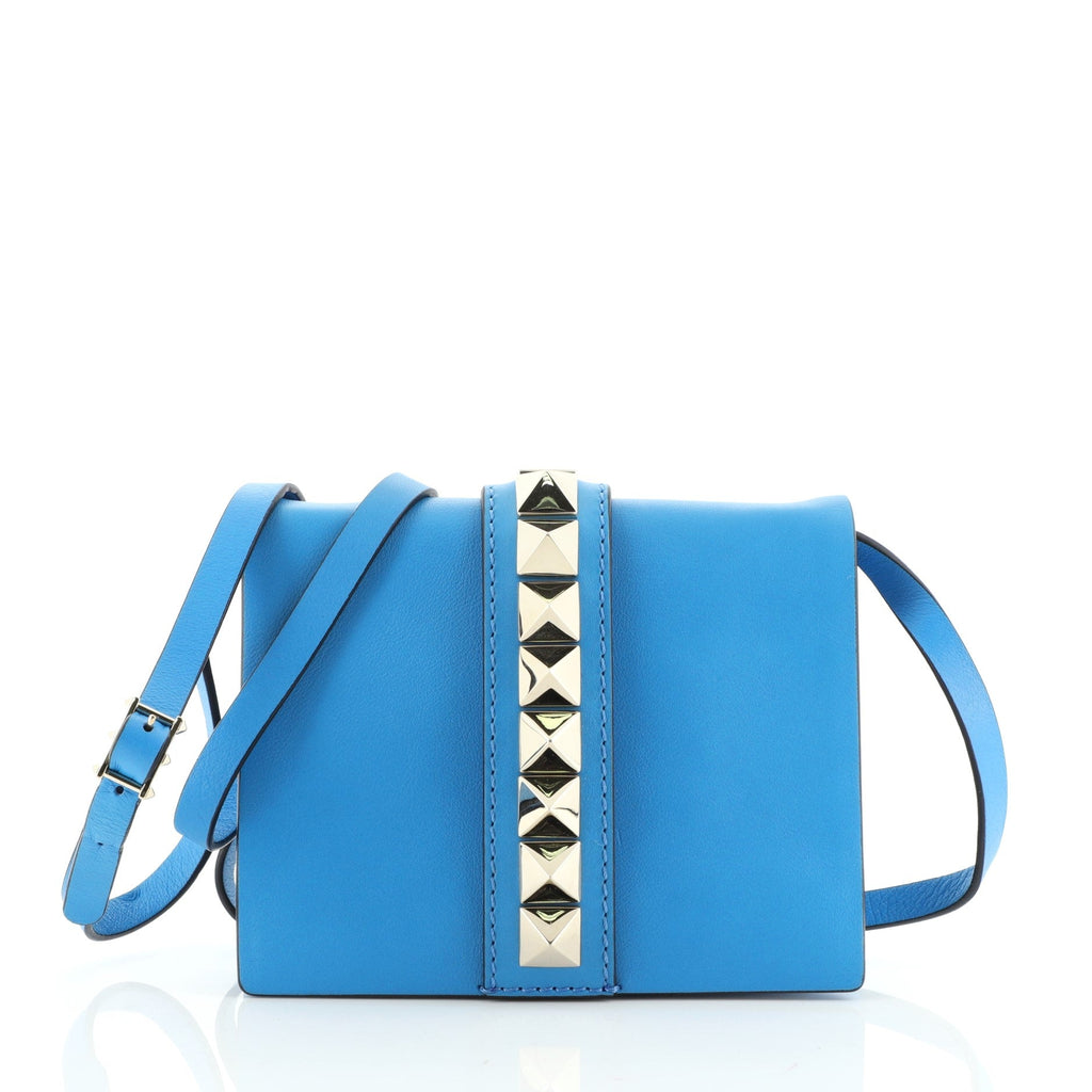 Rockstud Pouch Crossbody Bag Leather Mini