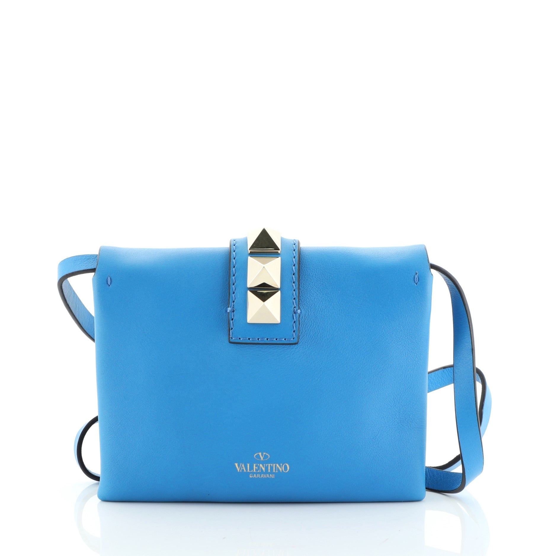 Rockstud Pouch Crossbody Bag Leather Mini