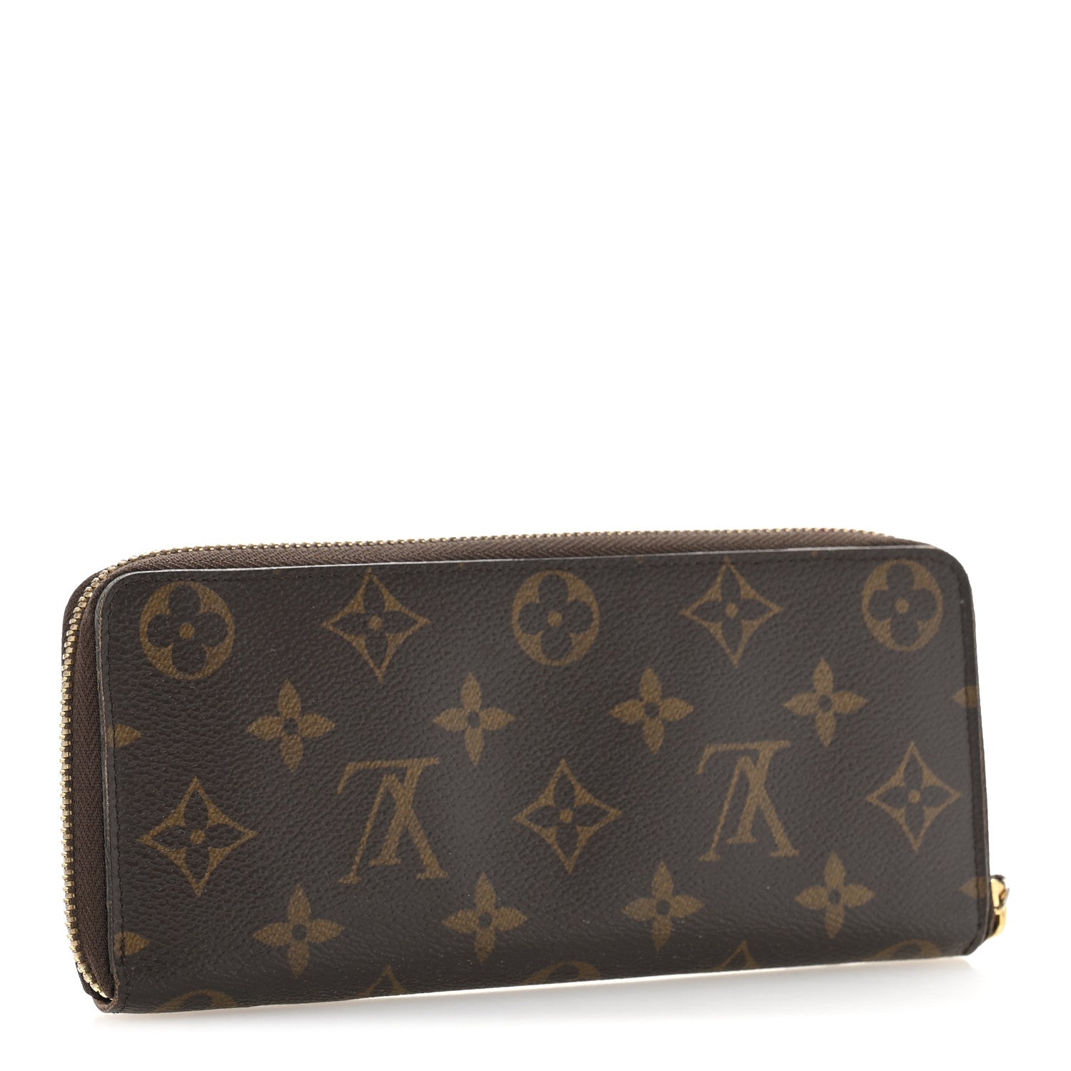Monogram Clemence Wallet Rose Ballerine