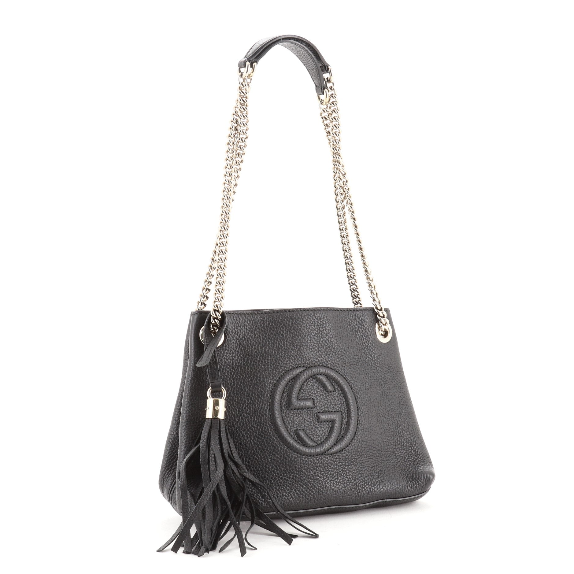 Soho Chain Strap Shoulder Bag Leather Mini