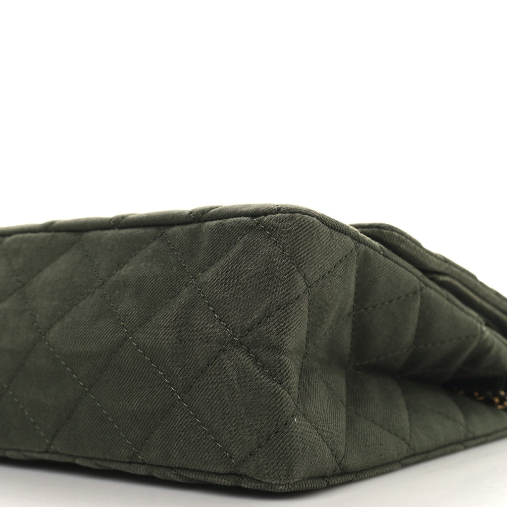 Canvas Quilted 2.55 Reissue 227 Flap Green