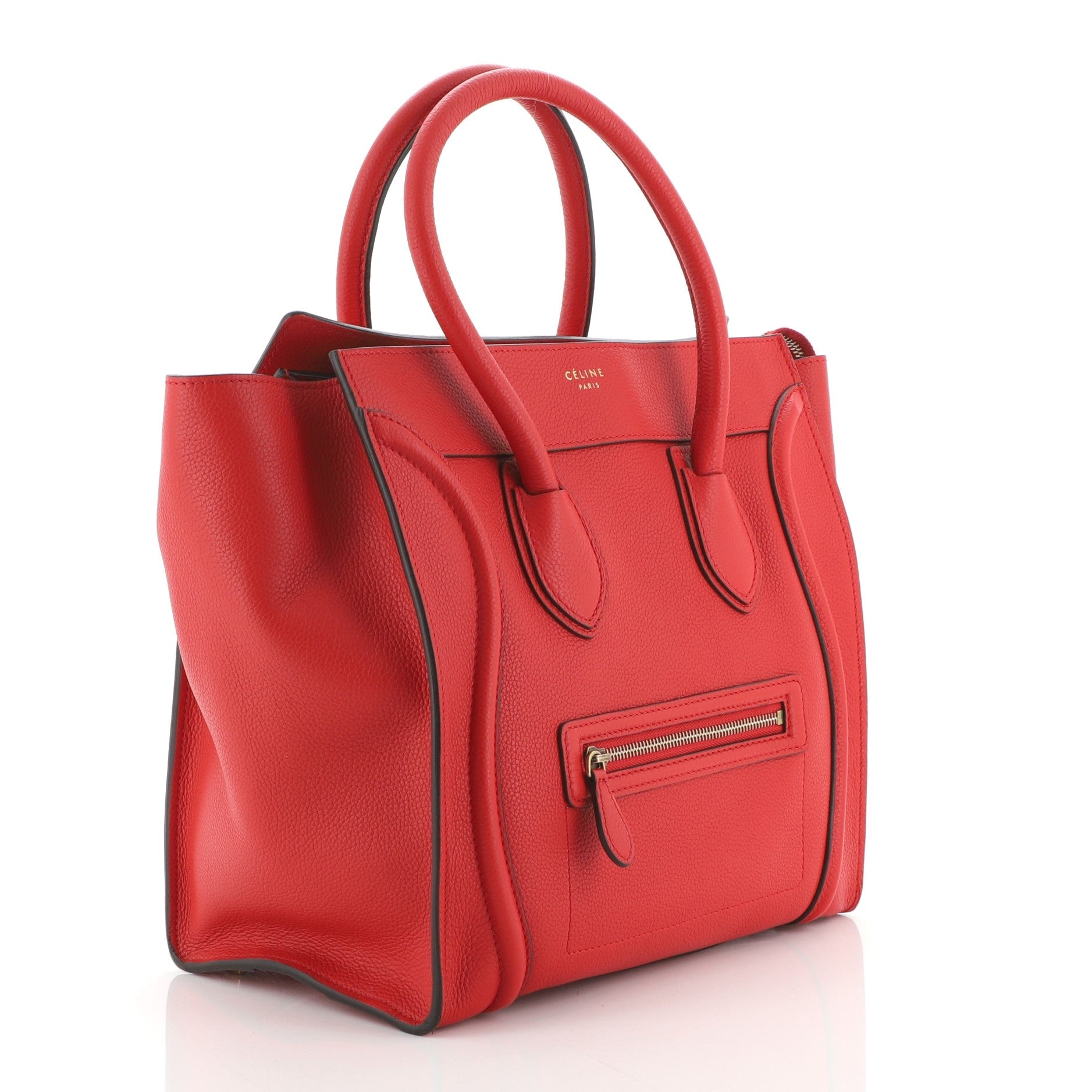 Luggage Bag Grainy Leather Mini