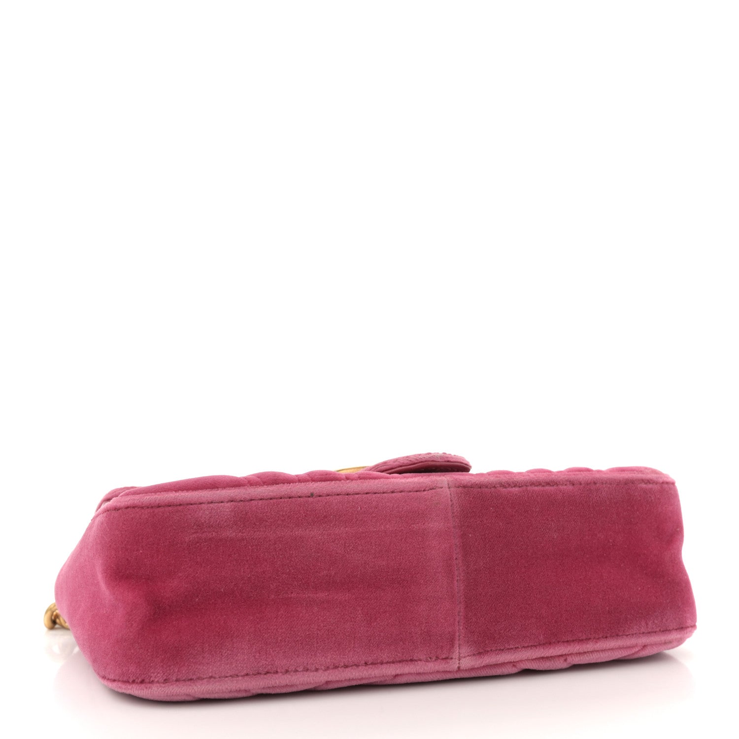 Velvet Matelasse Medium GG Marmont Shoulder Bag Light Raspberry Rose
