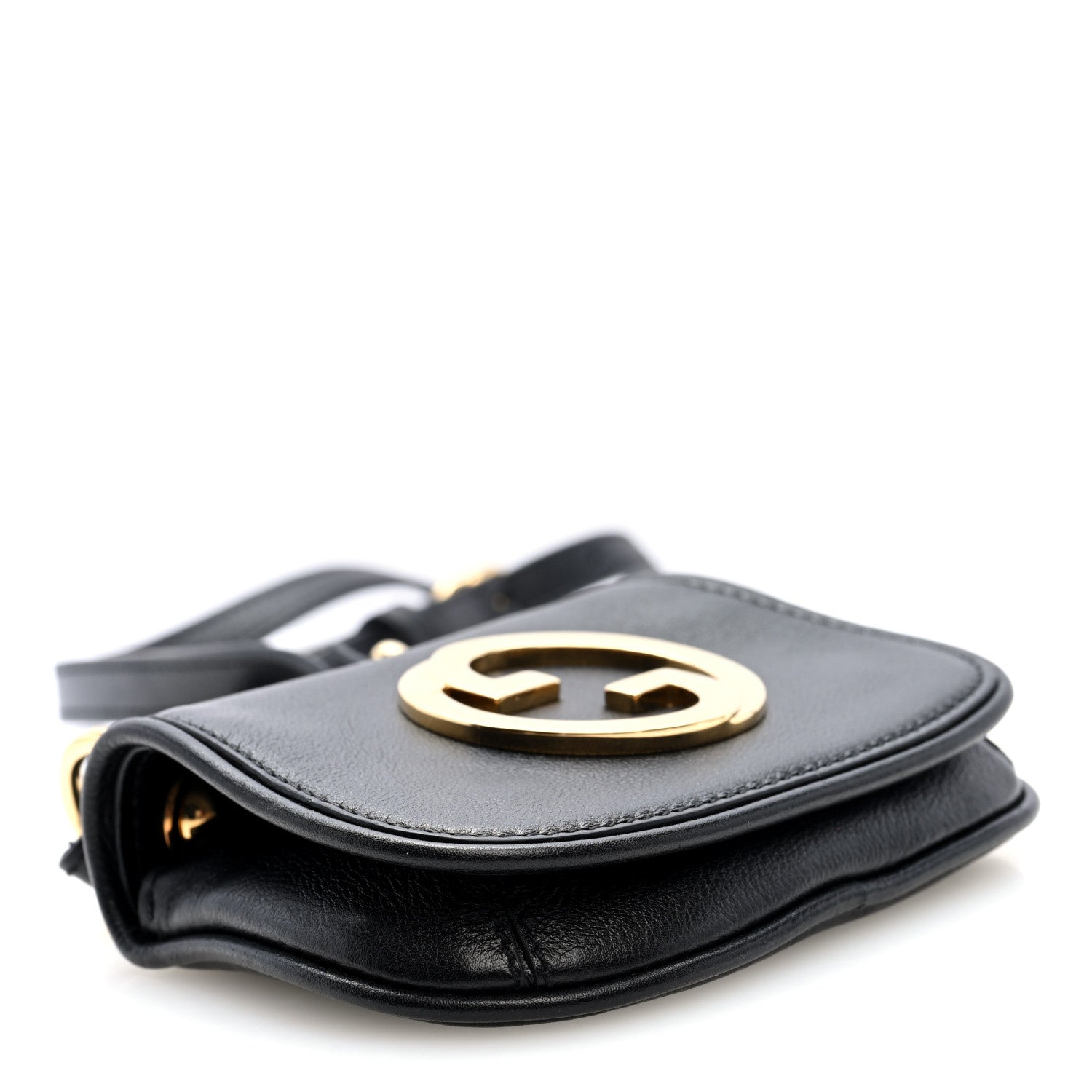Roxy Calfskin Blondie  Case Wallet with Strap Black