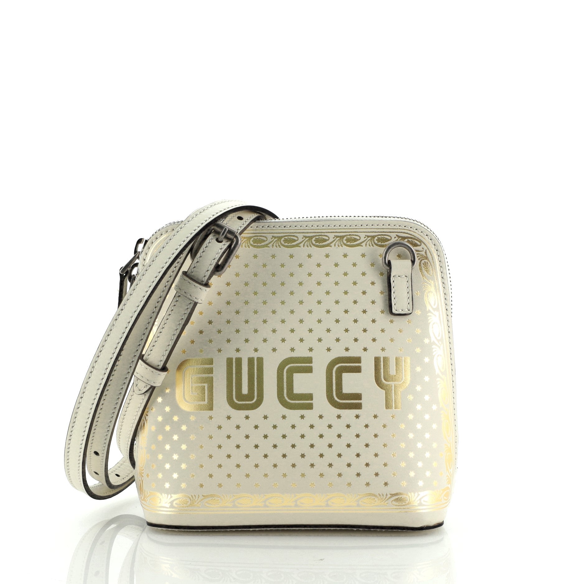 Dome Crossbody Bag Limited Edition Printed Leather Mini