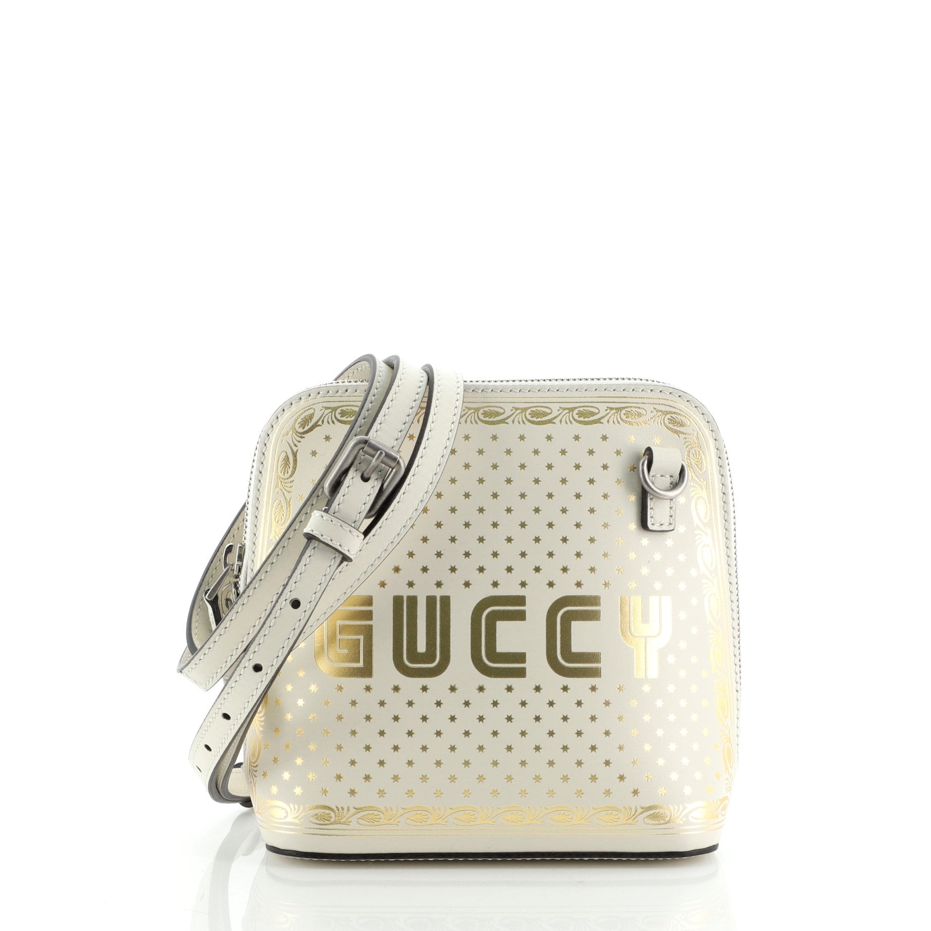 Dome Crossbody Bag Limited Edition Printed Leather Mini