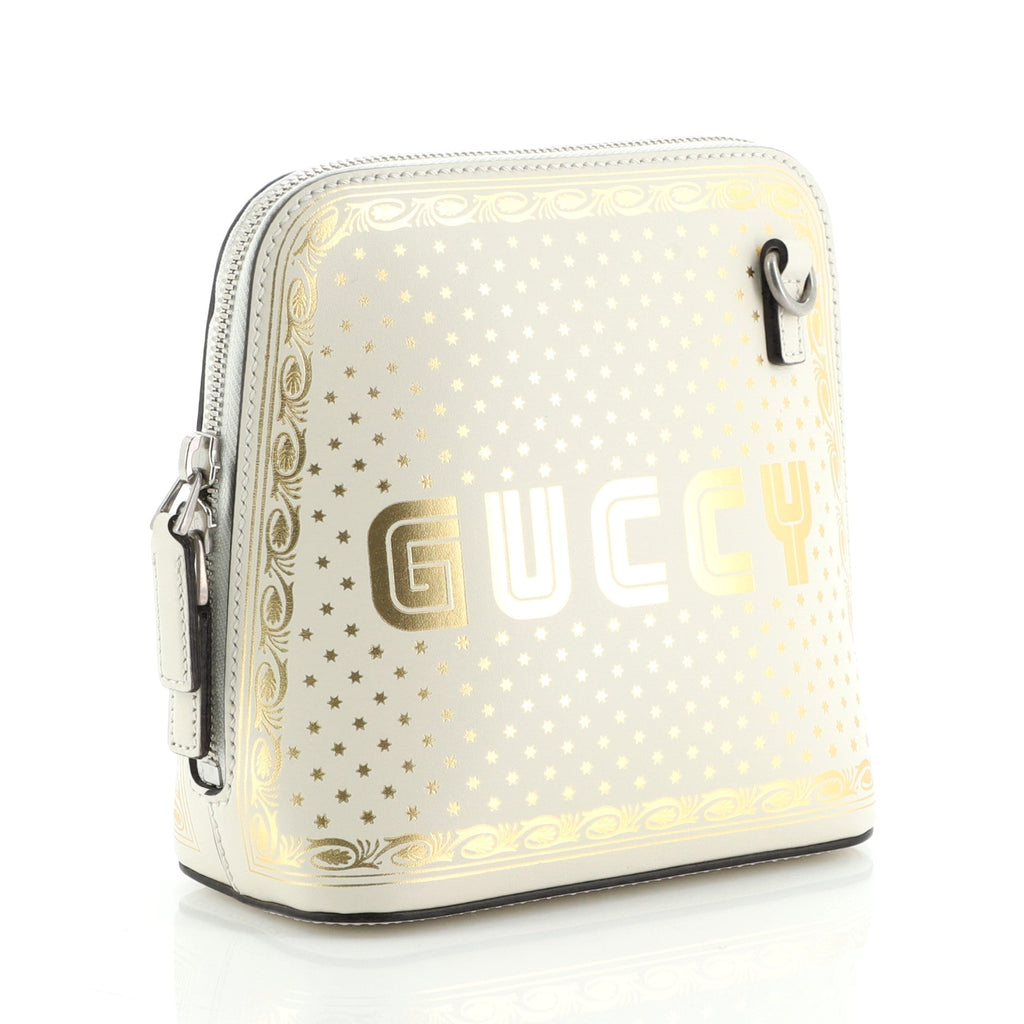 Dome Crossbody Bag Limited Edition Printed Leather Mini