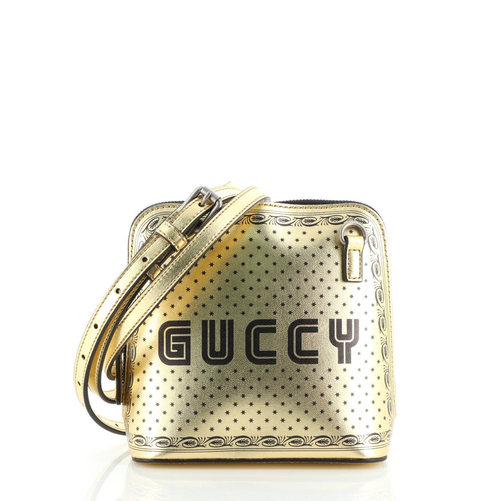 Dome Crossbody Bag Limited Edition Printed Leather Mini