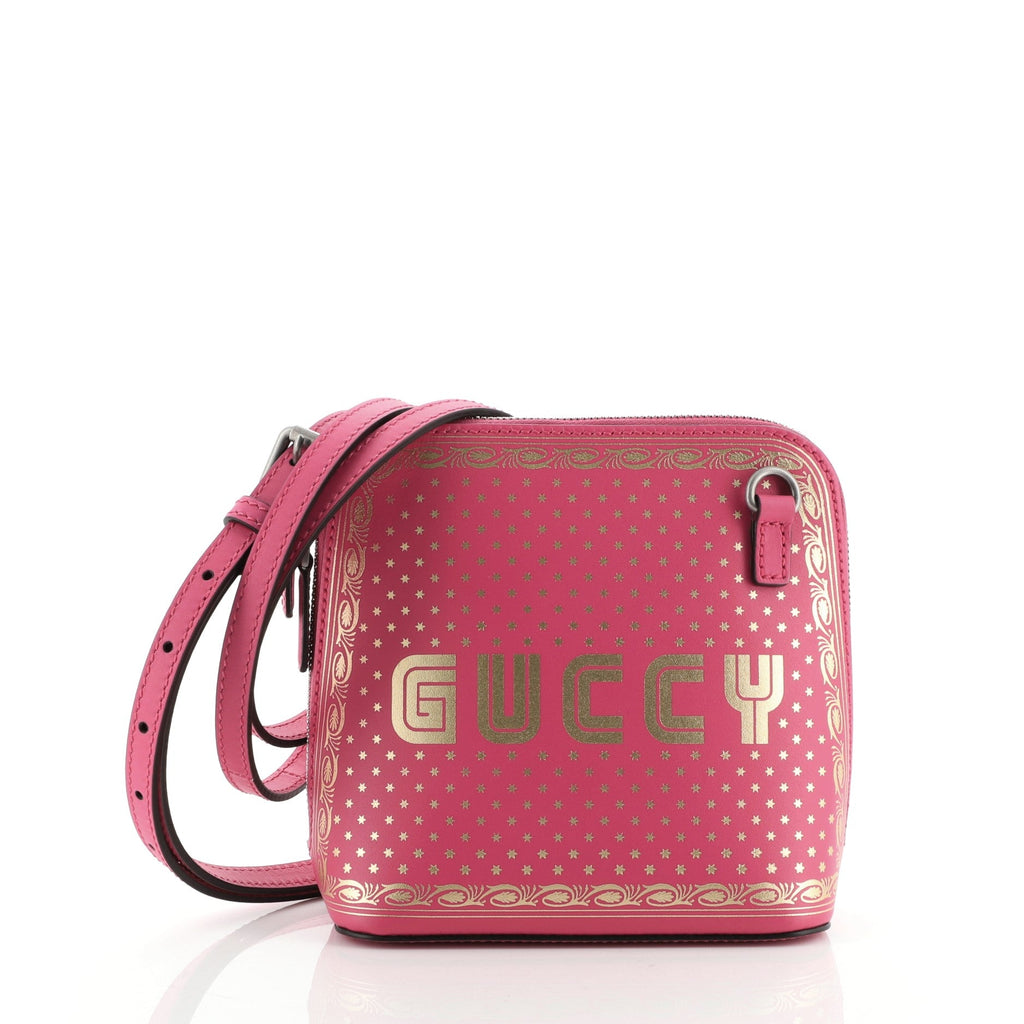 Dome Crossbody Bag Limited Edition Printed Leather Mini