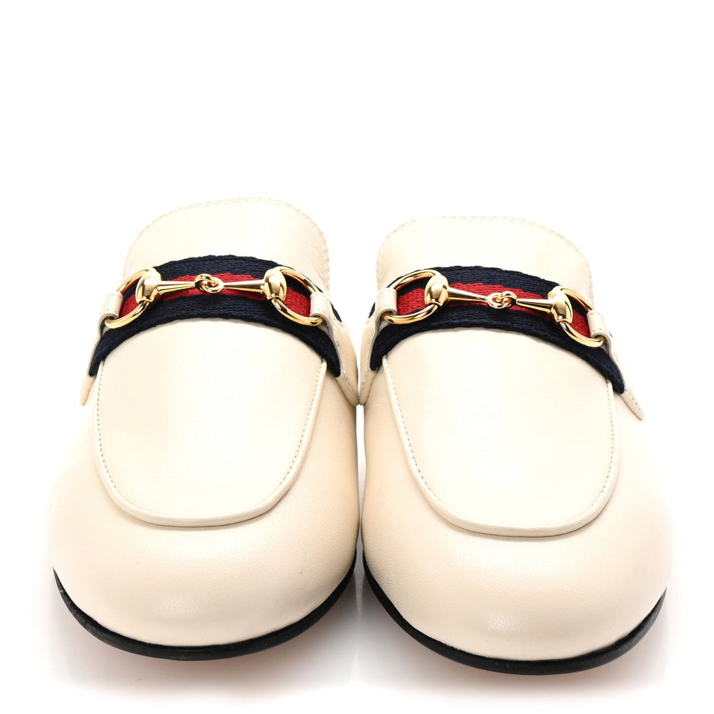 Malaga Kid Web Womens Princetown Slippers 35.5 Mystic White