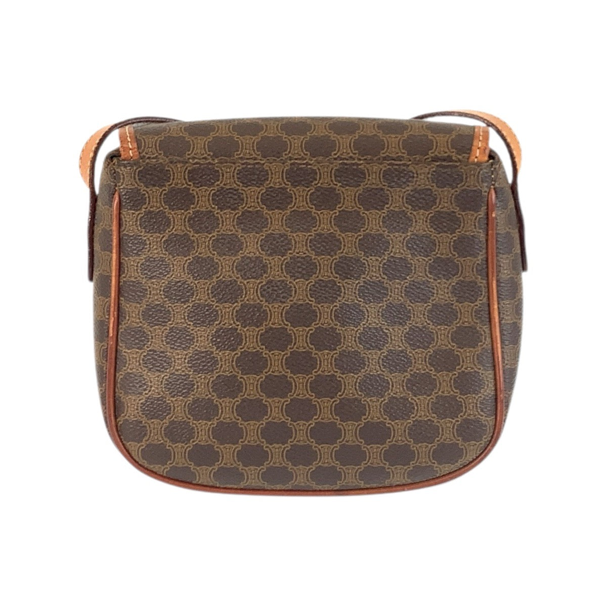 Besace Flap Bag Triomphe Coated Canvas Mini