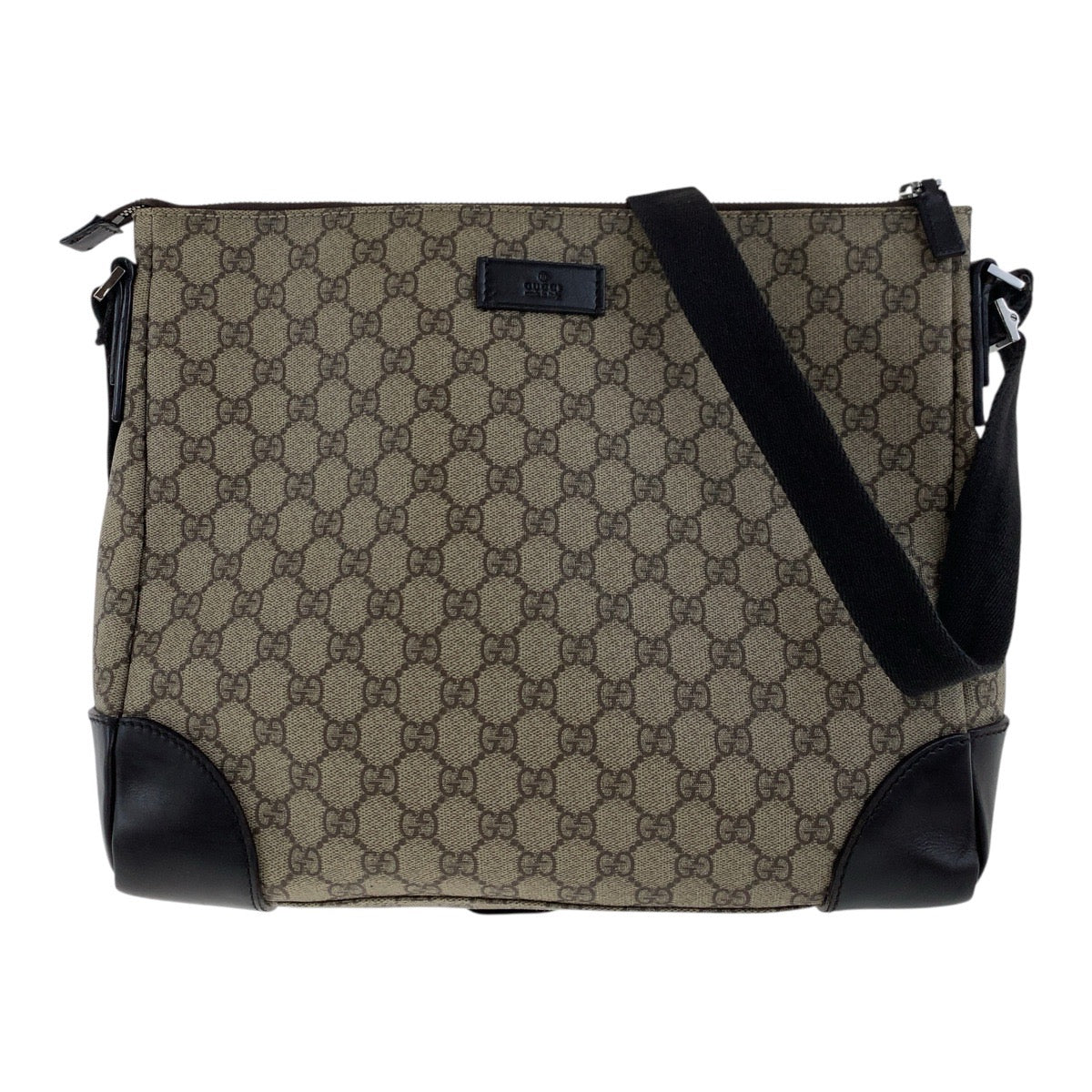 Web Wristlet Clutch GG Coated Canvas