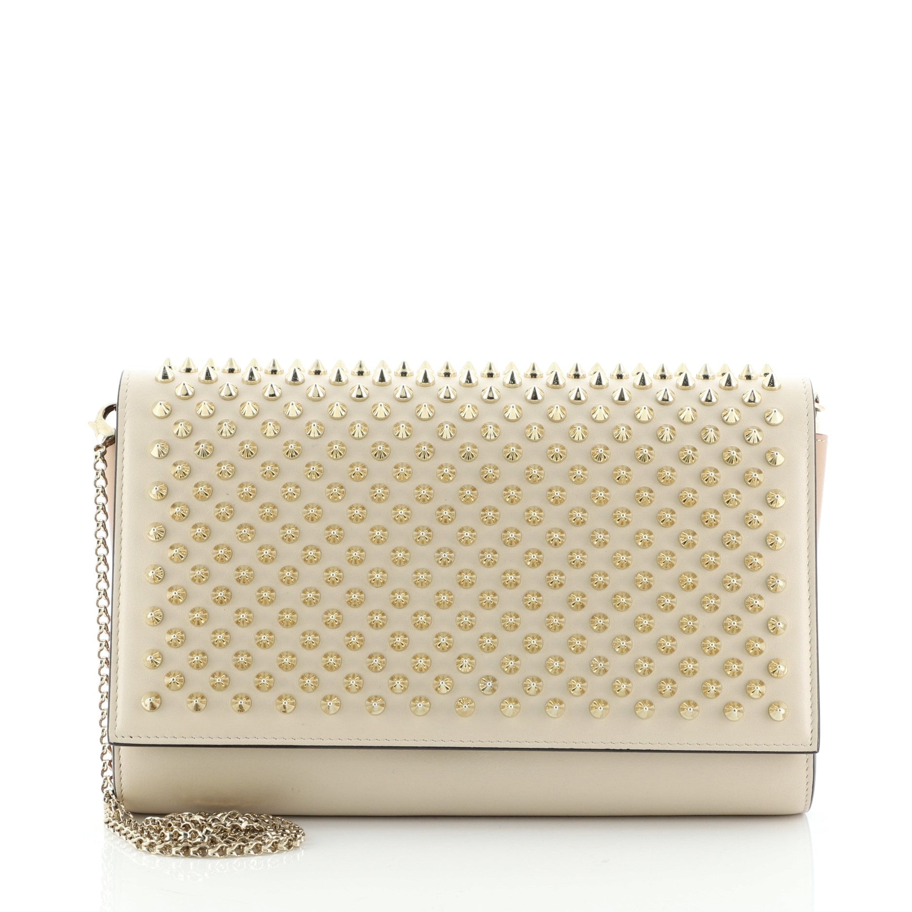 Paloma Clutch Spiked Leather